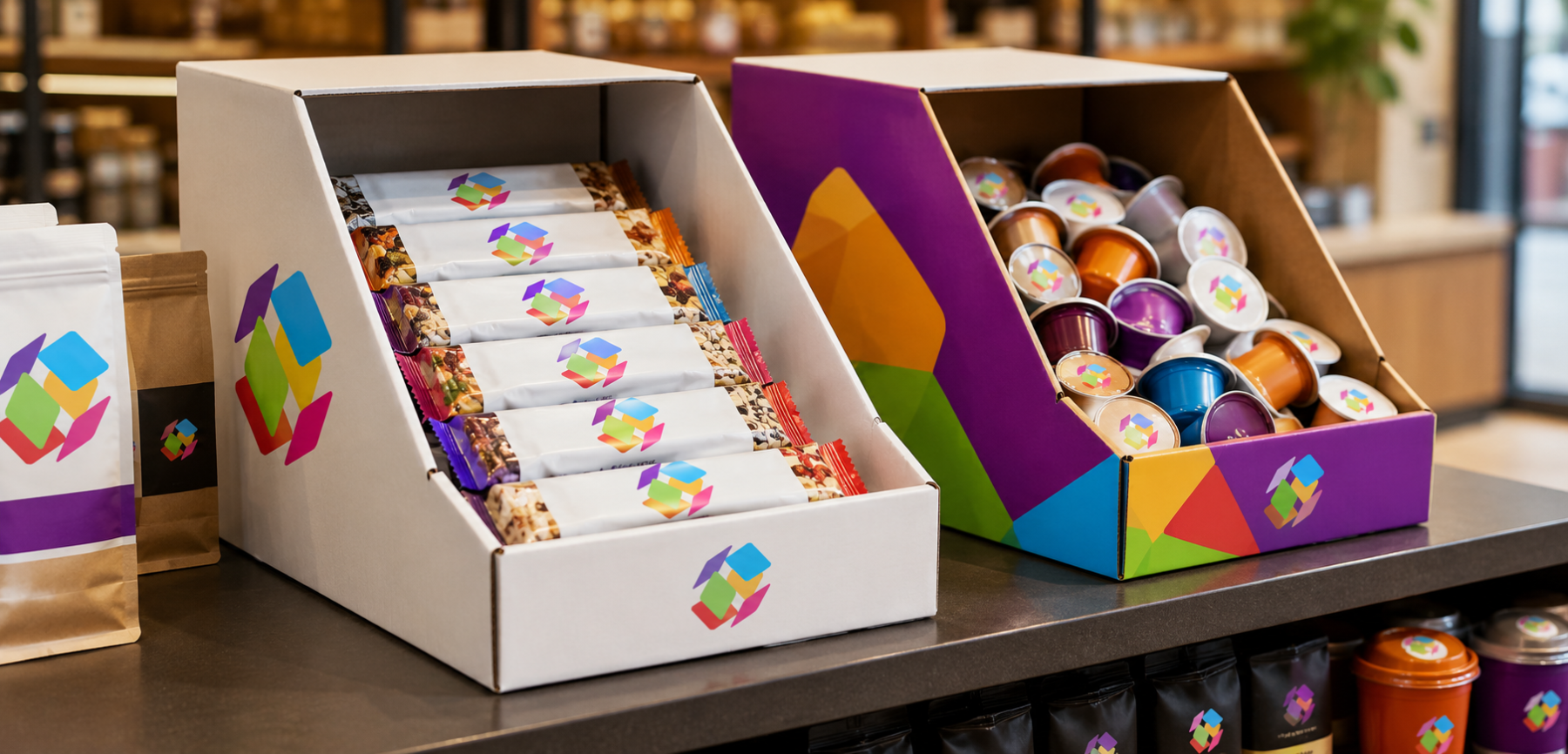 Corrugated Display Boxes for Cosmetics and Beauty Products